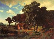 Bierstadt, Albert A Rustic Mill china oil painting reproduction